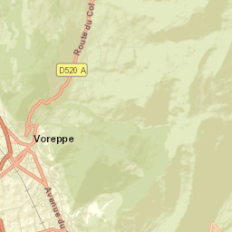 Voreppe Street Map