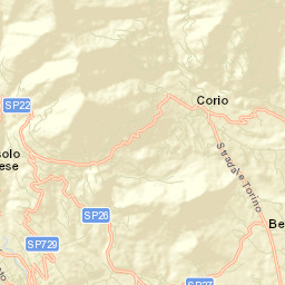 Lanzo Torinese Street Map