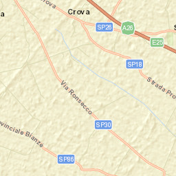 Crova Street Map