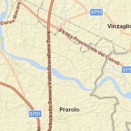 Prarolo Street Map