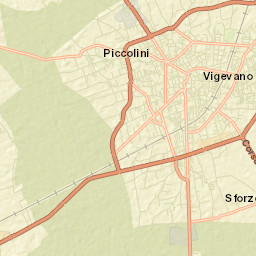 Vigevano Street Map