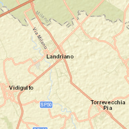 Landriano Street Map