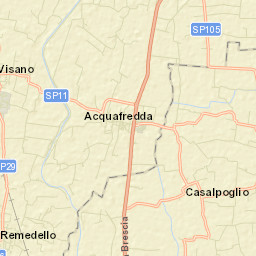 Remedello Street Map