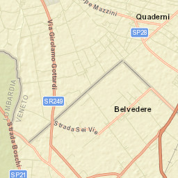 Malavicina Street Map