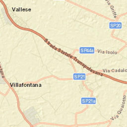 Vallese Street Map