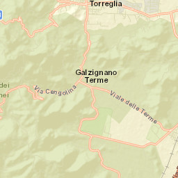 Torreglia Street Map