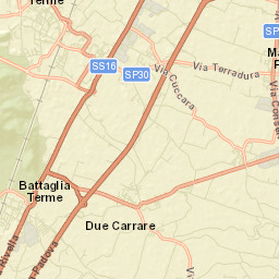 Carrara San Giorgio Street Map