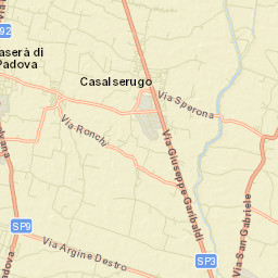 Bertipaglia Street Map