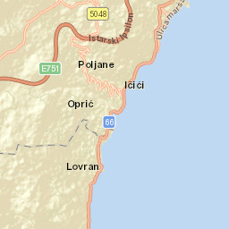 Grad Opatija Street Map