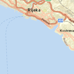 Rijeka Street Map