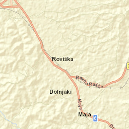 Grad Glina Street Map