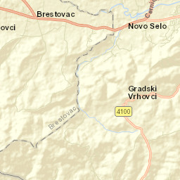 Brestovac Street Map