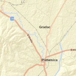 Pleternica Street Map