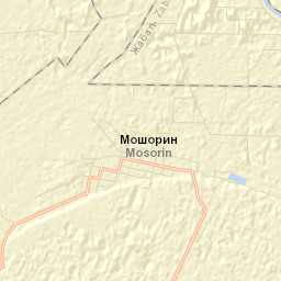 Mošorin Street Map