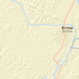 Botoš Street Map