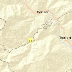 Cozieni Street Map