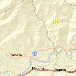 Comuna Pârscov Street Map