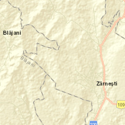 Zărneşti Street Map