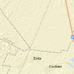 Comuna Ziduri Street Map