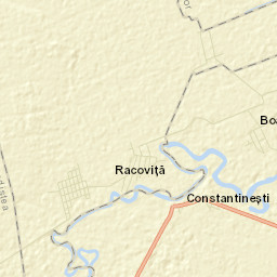 Comuna Racoviţa Street Map