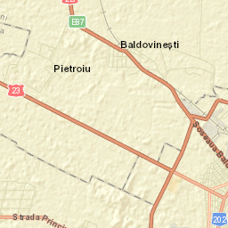 Baldovinești Street Map