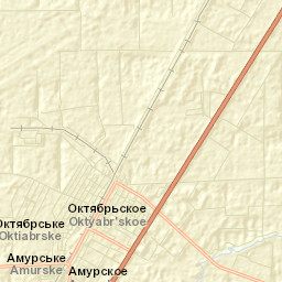 Oktyabr’skoye Street Map