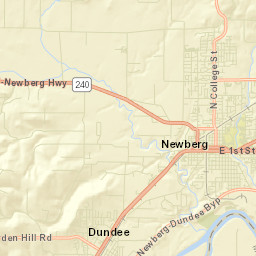 Newberg Street Map
