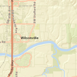Wilsonville Street Map