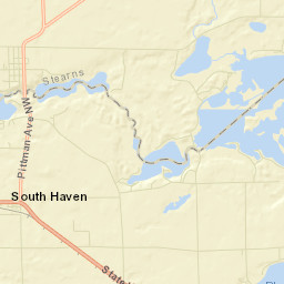 Oak Avenue South, South Haven, MN Street Map