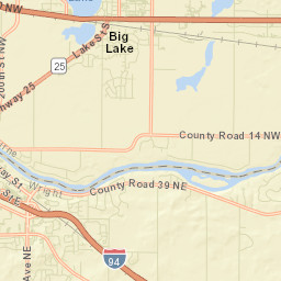 19974-19994 200th St Big Lake MN Street Map