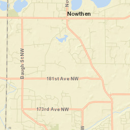 Nowthen Street Map