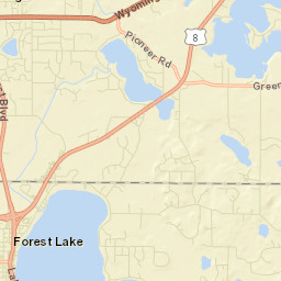 Forest Lake Street Map