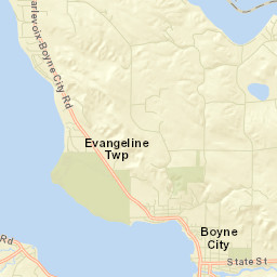Boyne City Street Map