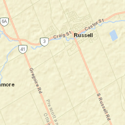 Russell Street Map