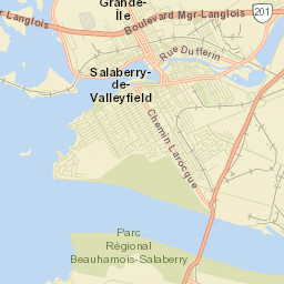 Salaberry-de-Valleyfield Street Map