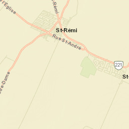 Saint-Rémi Street Map
