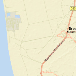 Braud-et-Saint-Louis Street Map
