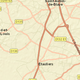Étauliers Street Map