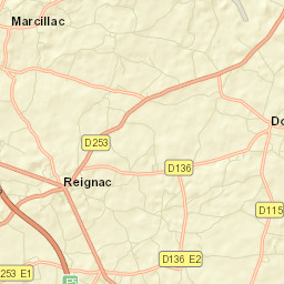 Marcillac Street Map
