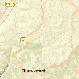 Champcevinel Street Map