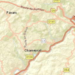 Chameyrat Street Map