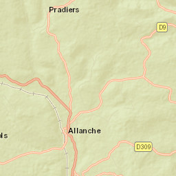 Allanche Street Map