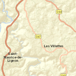 Saint-Maurice-de-Lignon Street Map