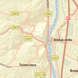 Andance Street Map