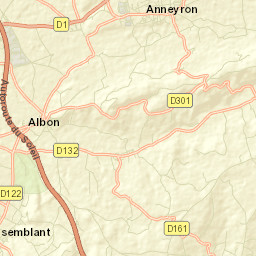 Anneyron Street Map