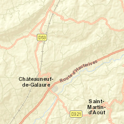 Châteauneuf-de-Galaure Street Map