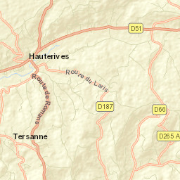 Hauterives Street Map
