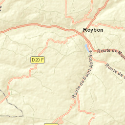 Roybon Street Map