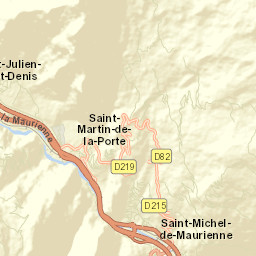 Saint-Michel-de-Maurienne Street Map