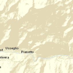 Usseglio Street Map